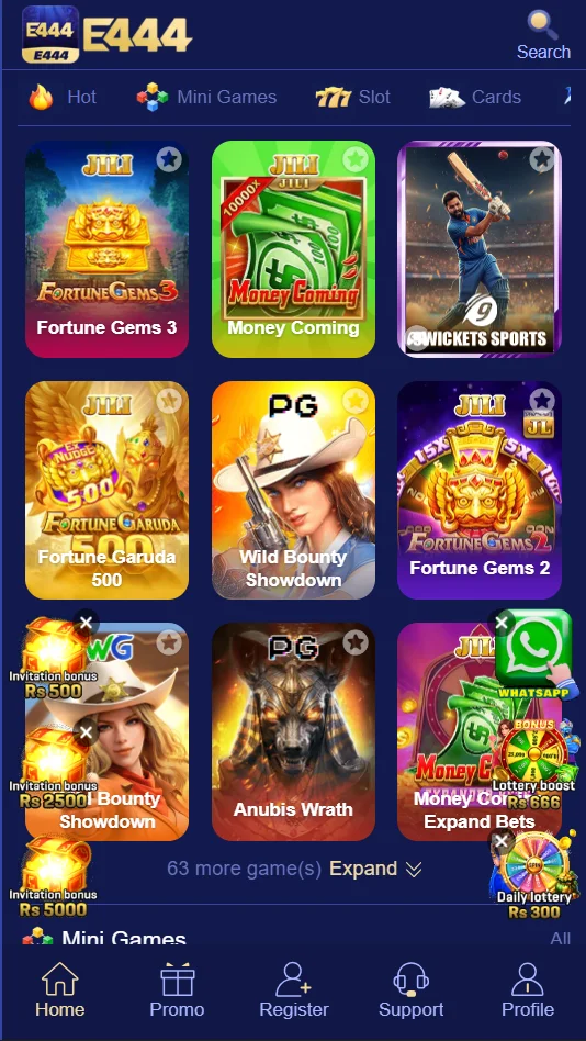 e444 games